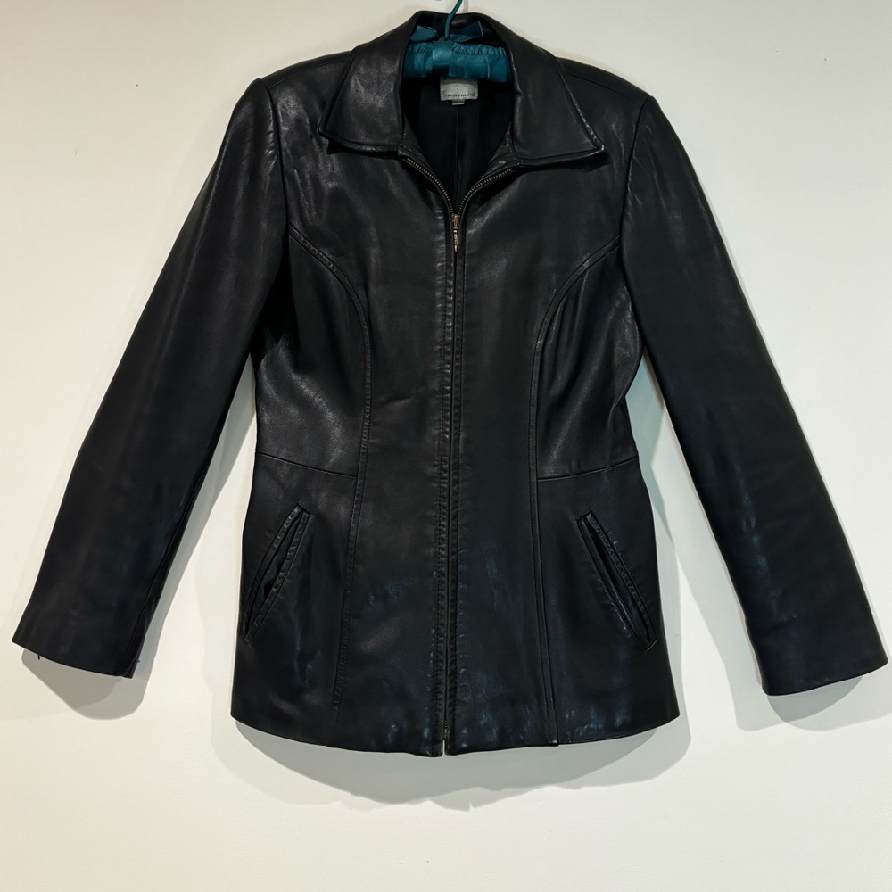 Anonymous Black Leather Jacket